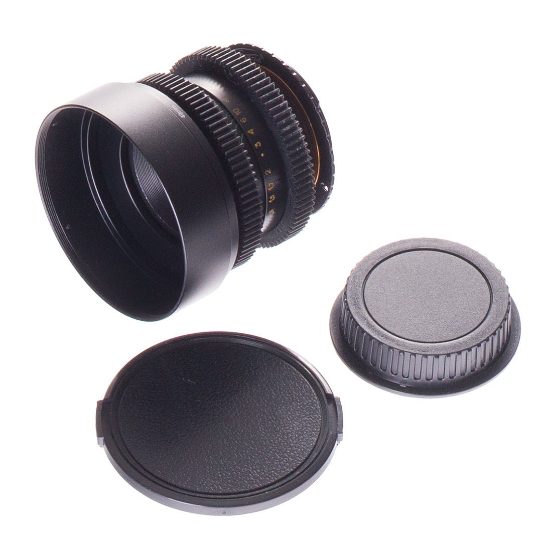 Soviet 37/58/85/135mm Cine Mod Set w/ Anamorphic Bokeh & Blue Flare | Canon EF! - TerPhoto Store