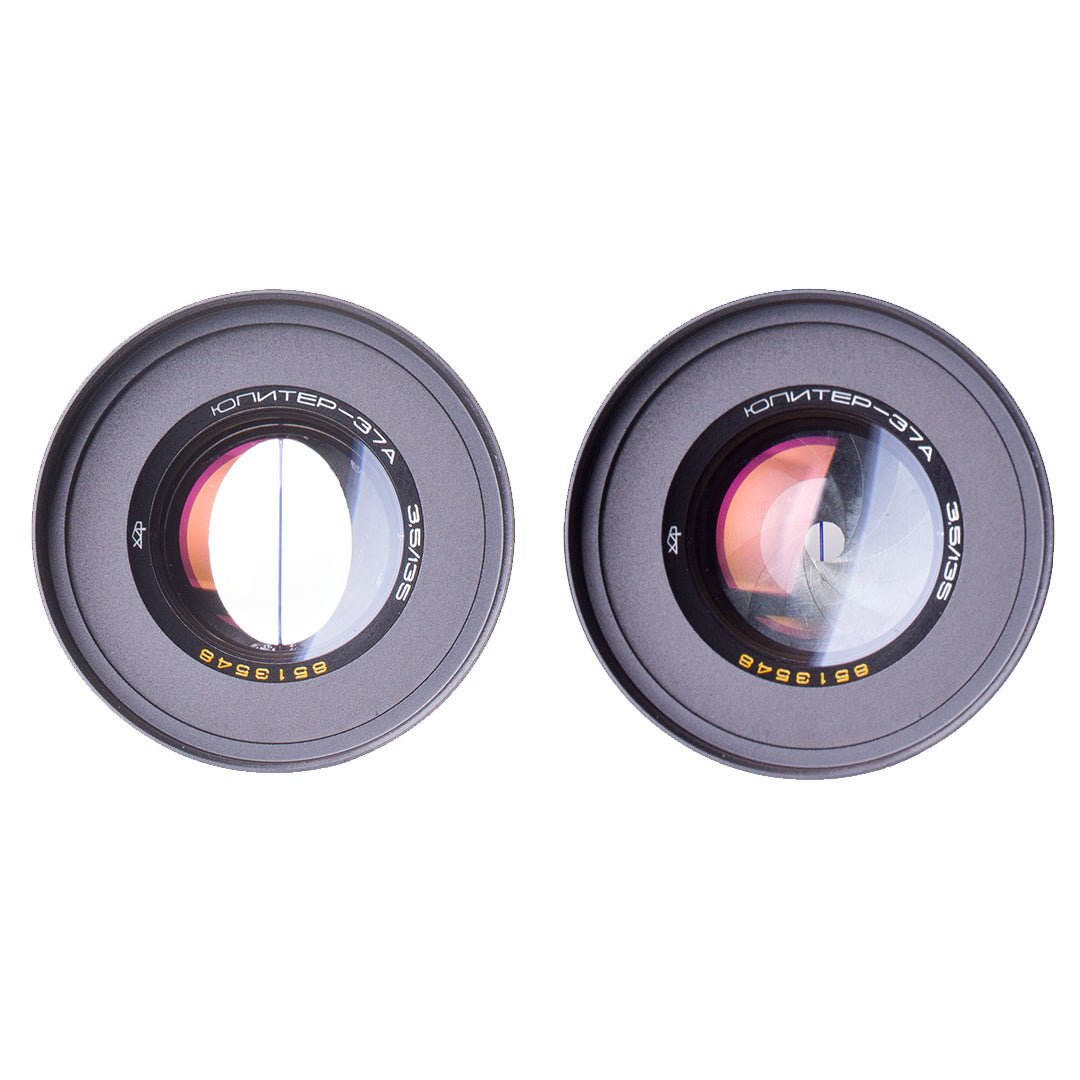 Soviet 37/58/85/135mm Cine Mod Set w/ Anamorphic Bokeh & Blue Flare | Canon EF! - TerPhoto Store