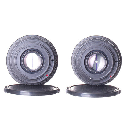 Soviet 37/58/85/135mm Cine Mod Set w/ Anamorphic Bokeh & Blue Flare | Canon EF! - TerPhoto Store