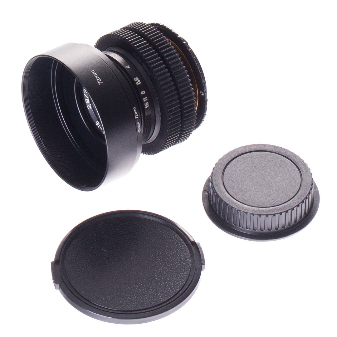 Soviet 37/58/85/135mm Cine Mod Set w/ Anamorphic Bokeh & Blue Flare | Canon EF! - TerPhoto Store