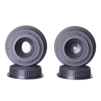 Soviet 37/58/85/135mm Cine Mod Set w/ Anamorphic Bokeh & Blue Flare | Canon EF! - TerPhoto Store