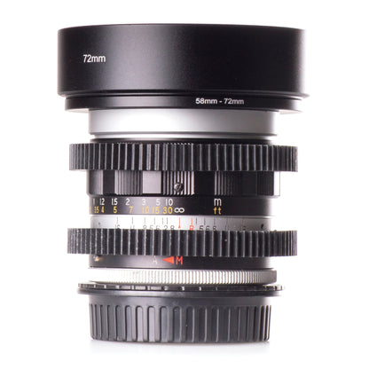 Sun Auto Wideangle 28mm F2.8 Cine Mod Prime Wide Vintage Lens | Canon EF Mount! - TerPhoto Store