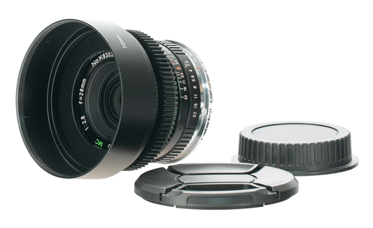 Super Ozeck II Auto MC 28mm F2.8 Cine Mod Wide Angle Vintage Prime | Canon EF - TerPhoto Store