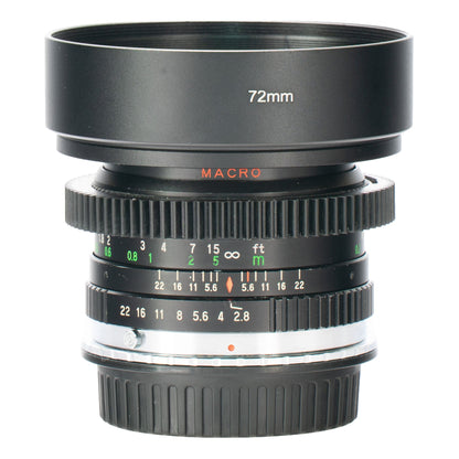 Super Ozeck II Auto MC 28mm F2.8 Cine Mod Wide Angle Vintage Prime | Canon EF - TerPhoto Store