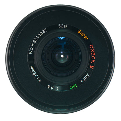 Super Ozeck II Auto MC 28mm F2.8 Cine Mod Wide Angle Vintage Prime | Canon EF - TerPhoto Store