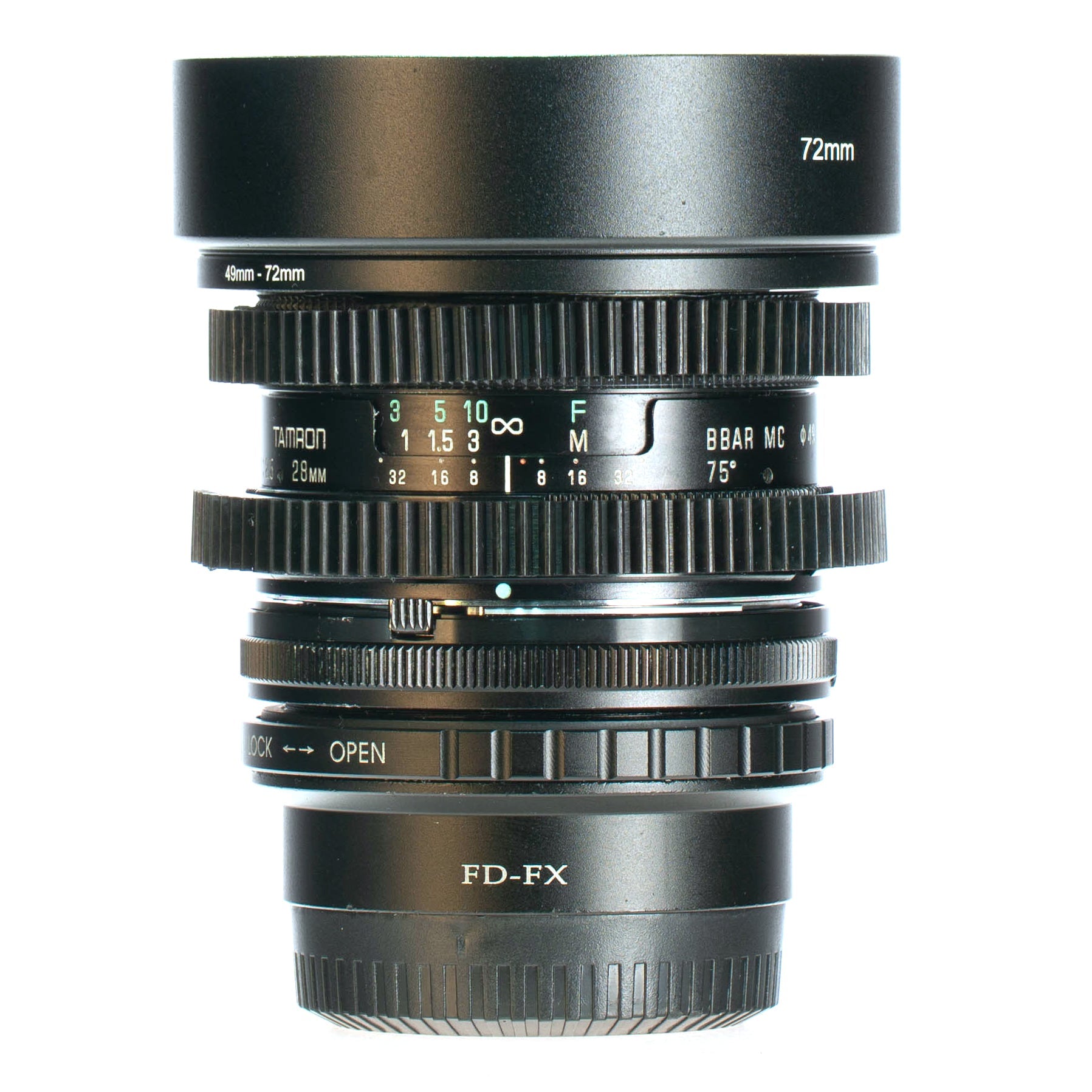 Tamron BBAR MC 28mm F2.5 Cine Mod Wide Angle Prime Lens | Fujifilm X! - TerPhoto Store