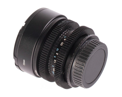 Tokina RMC 28mm F2.8 Cine Mod Wide Lens w/ Anamorphic Bokeh for Canon EF Mount! - TerPhoto Store