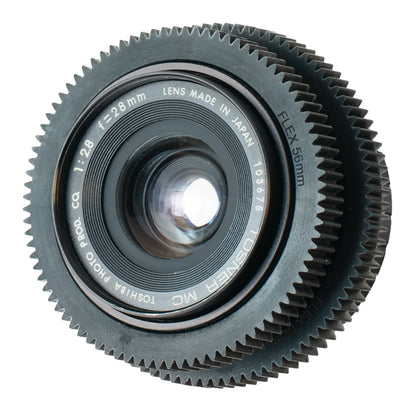 Toshiba Tosner MC 28mm F2.8 Cine Mod Prime w/ Anamorphic Bokeh | Sony E-mount! - TerPhoto Store