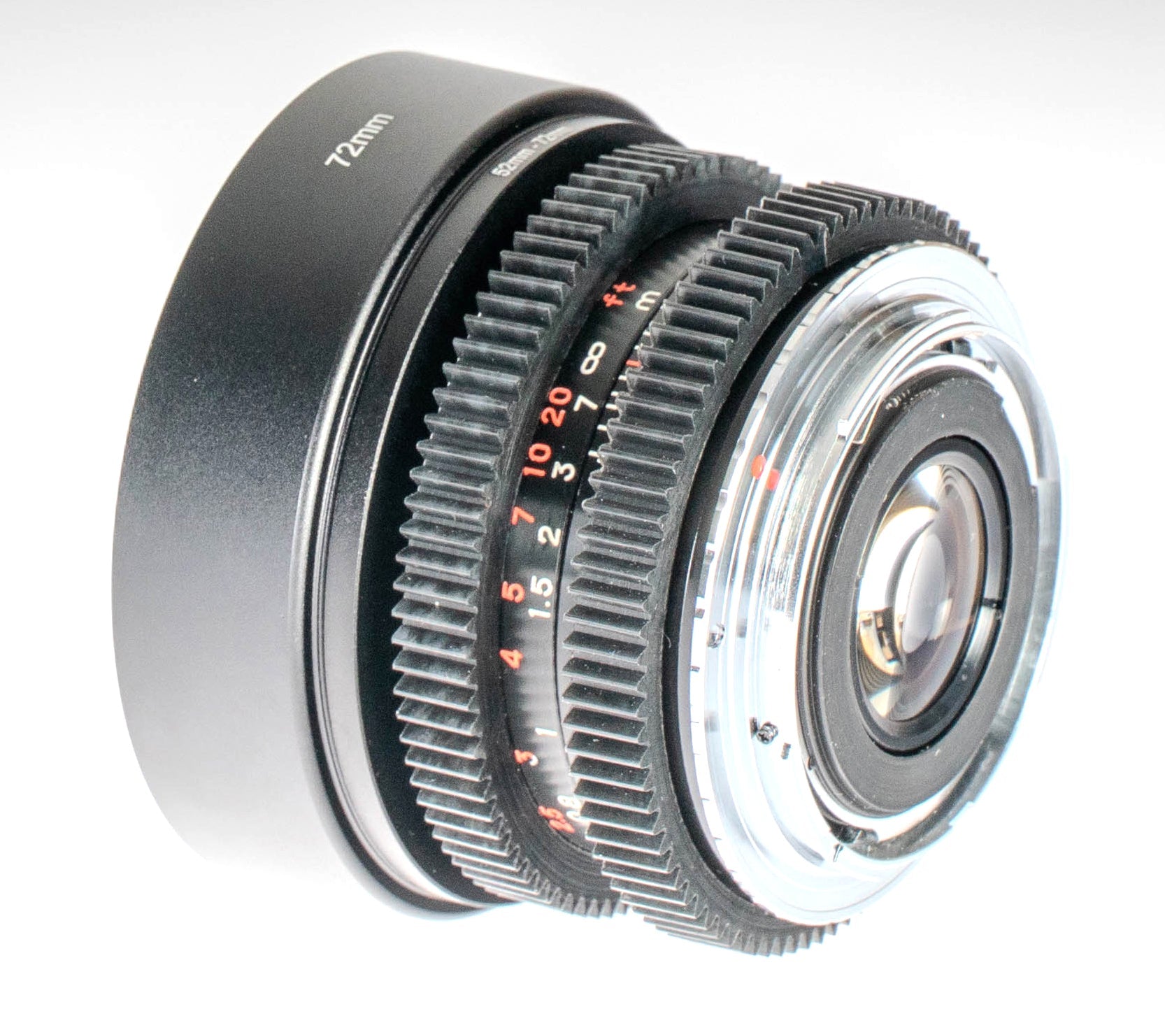 Vivitar 50mm F1.7 Cine Mod Lens w/ Anamorphic Bokeh & Orange Flare For Canon EF! - TerPhoto Store