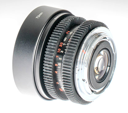 Vivitar 50mm F1.7 Cine Mod Lens w/ Anamorphic Bokeh & Orange Flare For Canon EF! - TerPhoto Store