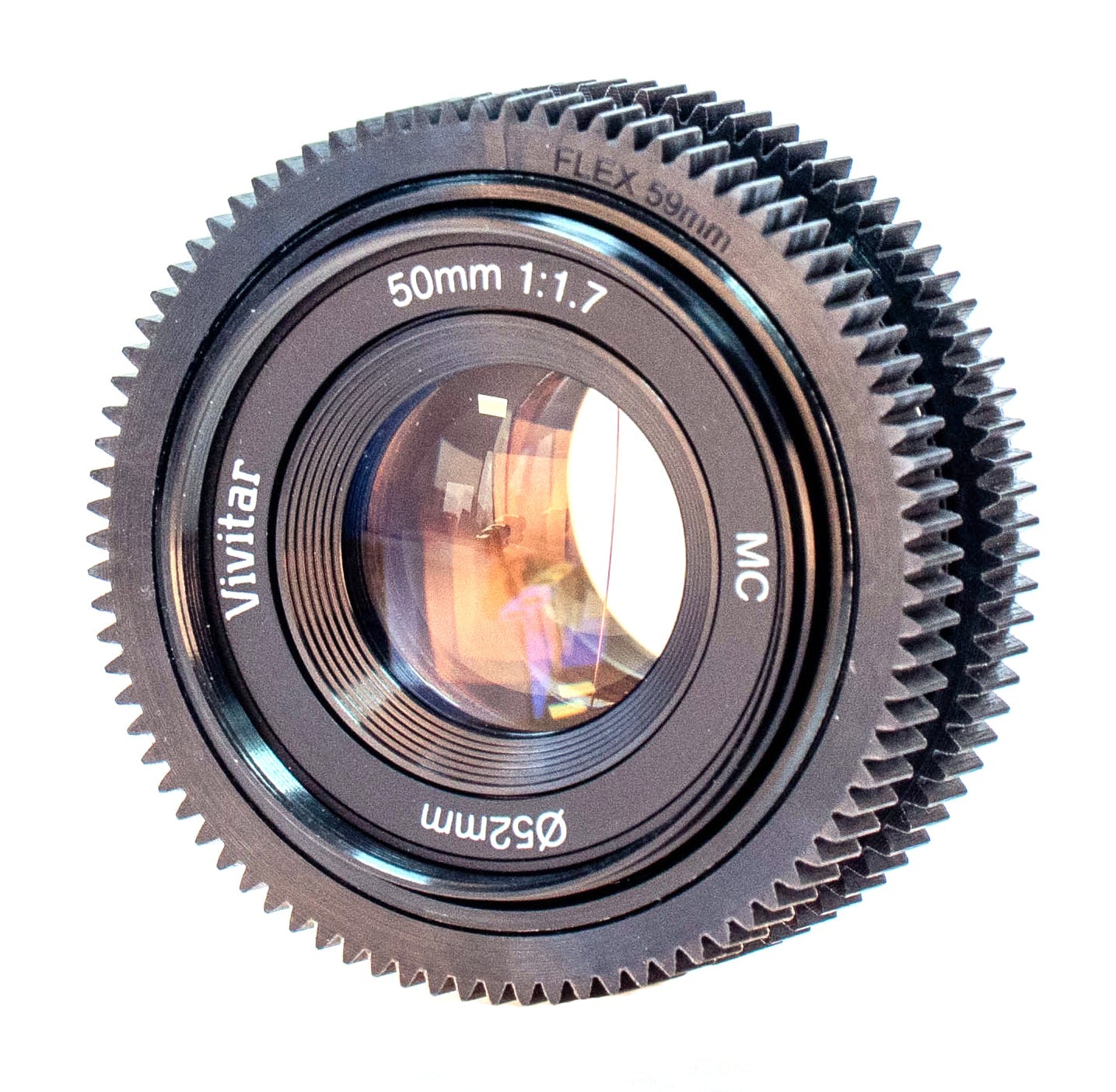 Vivitar 50mm F1.7 Cine Mod Lens w/ Anamorphic Bokeh & Orange Flare For Canon EF! - TerPhoto Store