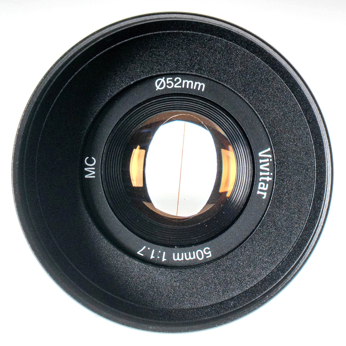 Vivitar 50mm F1.7 Cine Mod Lens w/ Anamorphic Bokeh & Orange Flare For Canon EF! - TerPhoto Store