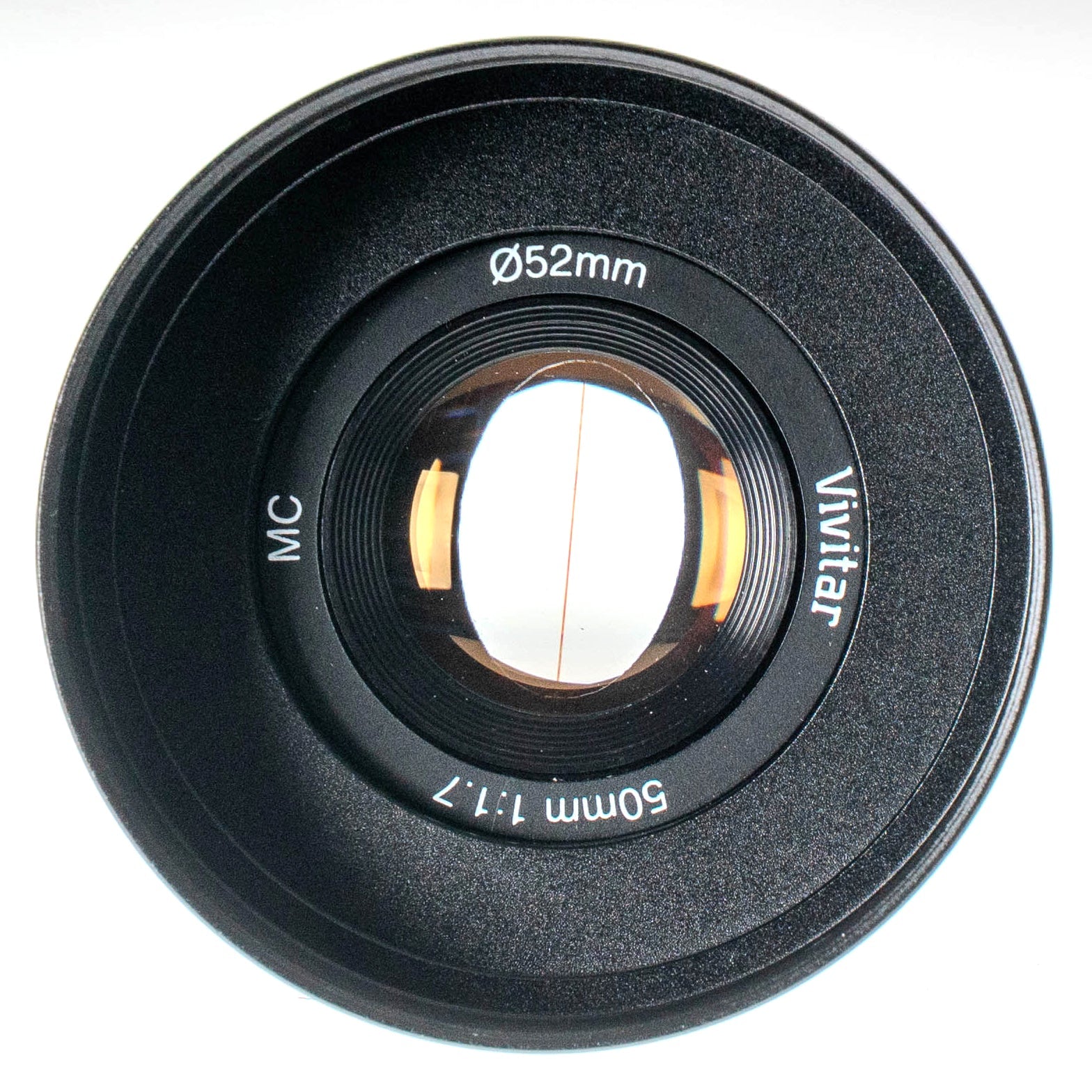 Vivitar 50mm F1.7 Cine Mod Lens w/ Anamorphic Bokeh & Orange Flare For Canon EF! - TerPhoto Store
