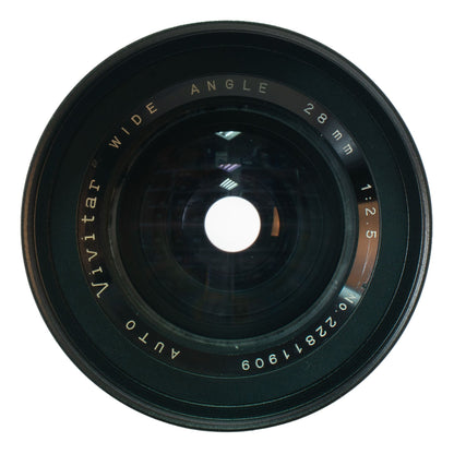 Vivitar Auto Wide Angle 28mm F2.5 Cine Mod Vintage Prime Lens | Sony E-mount! - TerPhoto Store