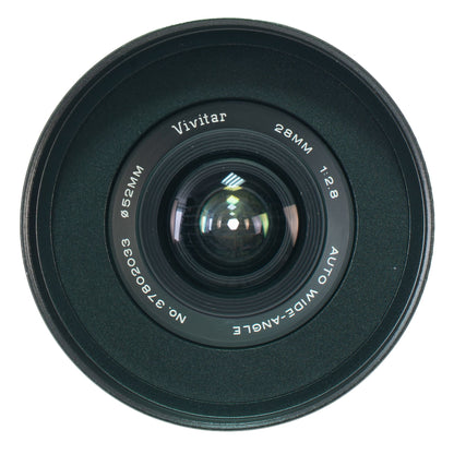 Vivitar Auto Wide-Angle 28mm F2.8 Cine Mod Prime Vintage Lens | Nikon F (Ai)! - TerPhoto Store