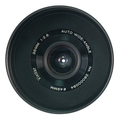 Vivitar Auto Wide-Angle 35mm F2.8 Cine Mod Prime w/ Anamorphic Bokeh | Canon EF! - TerPhoto Store