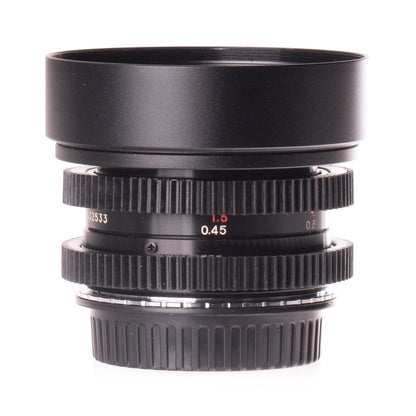 Vivitar MC 50mm F1.7 Cine Mod Prime Portrait Lens Lens | Canon EF! - TerPhoto Store