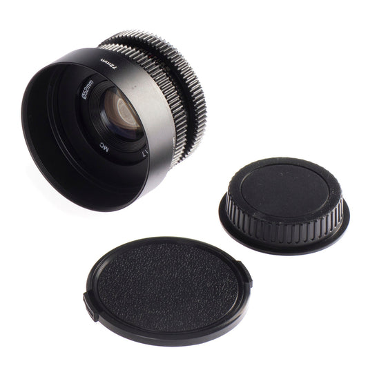 Vivitar MC 50mm F1.7 Cine Mod Prime Portrait Lens Lens | Canon EF! - TerPhoto Store