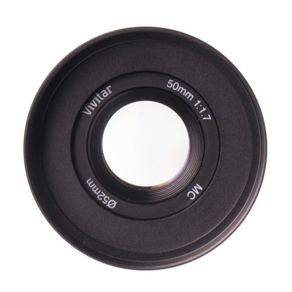 Vivitar MC 50mm F1.7 Cine Mod Prime Portrait Lens Lens | Canon EF! - TerPhoto Store