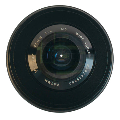 Vivitar MC Wide Angle 28mm F2 Cine Mod Lens w/ Anamorphic Bokeh | Sony E-mount! - TerPhoto Store