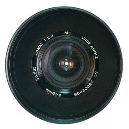 Vivitar MC Wide Angle 28mm F2.8 Cine Mod Vintage Wide Angle Lens | Nikon F (Ai)! - TerPhoto Store