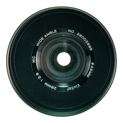 Vivitar MC Wide Angle 28mm F2.8 Cine Mod Vintage Wide Angle Lens | Nikon F (Ai)! - TerPhoto Store