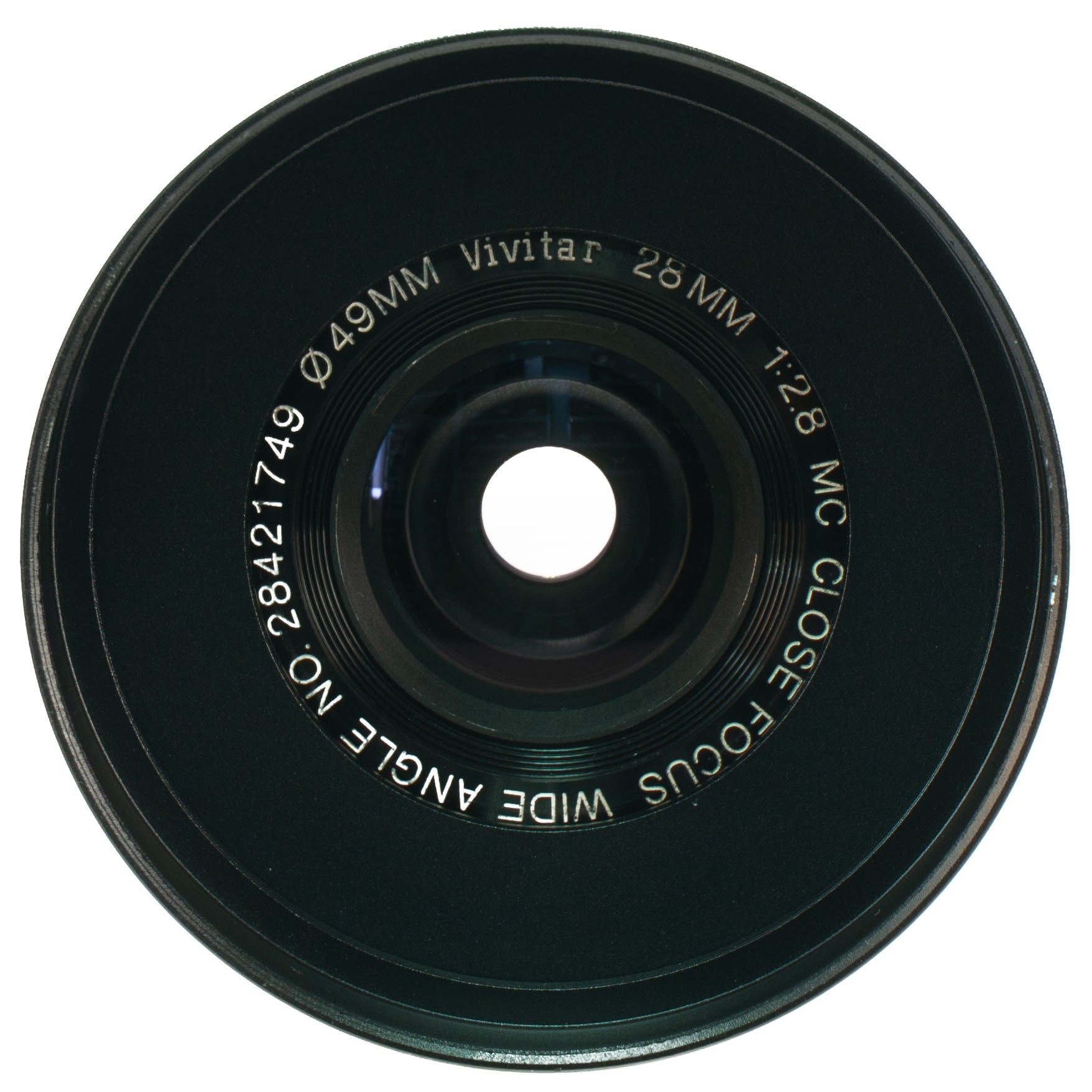 Vivitar MC Wide Angle 28mm F2.8 Prime Cine Mod Wide Angle Lens | Canon EF! - TerPhoto Store