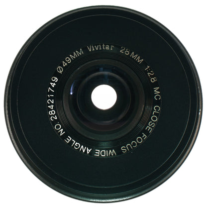 Vivitar MC Wide Angle 28mm F2.8 Prime Cine Mod Wide Angle Lens | Canon EF! - TerPhoto Store