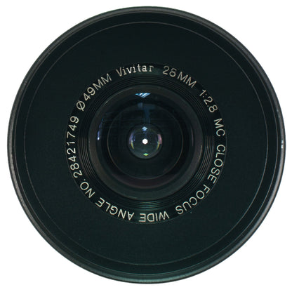 Vivitar MC Wide Angle 28mm F2.8 Prime Cine Mod Wide Angle Lens | Canon EF! - TerPhoto Store