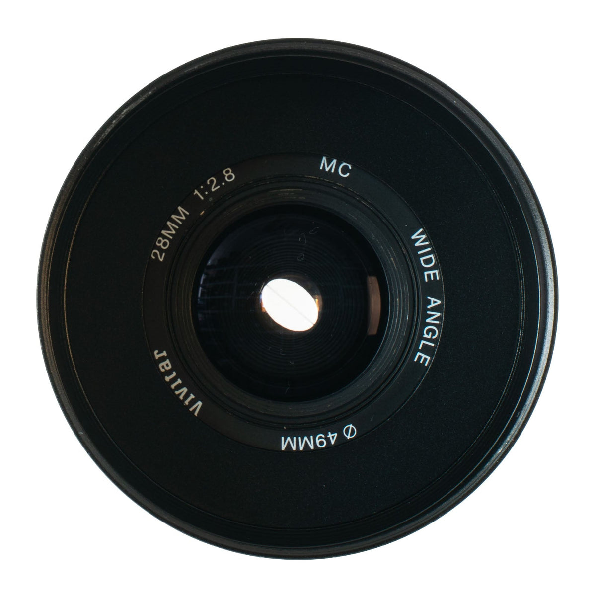 Vivitar Wide Angle MC 28mm F2.8 Cine Mod w/ Anamorphic Bokeh & Flares | Canon EF - TerPhoto Store