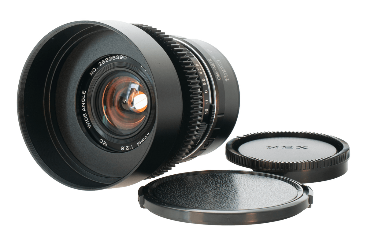 Vivitar Wide-Angle MC 28mm F2.8 w/ Orange Anamorphic Bokeh & Flare | Sony E! - TerPhoto Store