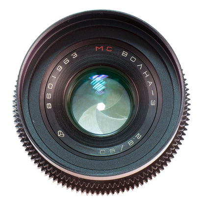 Volna - 3 MC 80mm F2.8 Cine Mod Biometar Copy Serviced Lens For Canon EF Mount! - TerPhoto Store