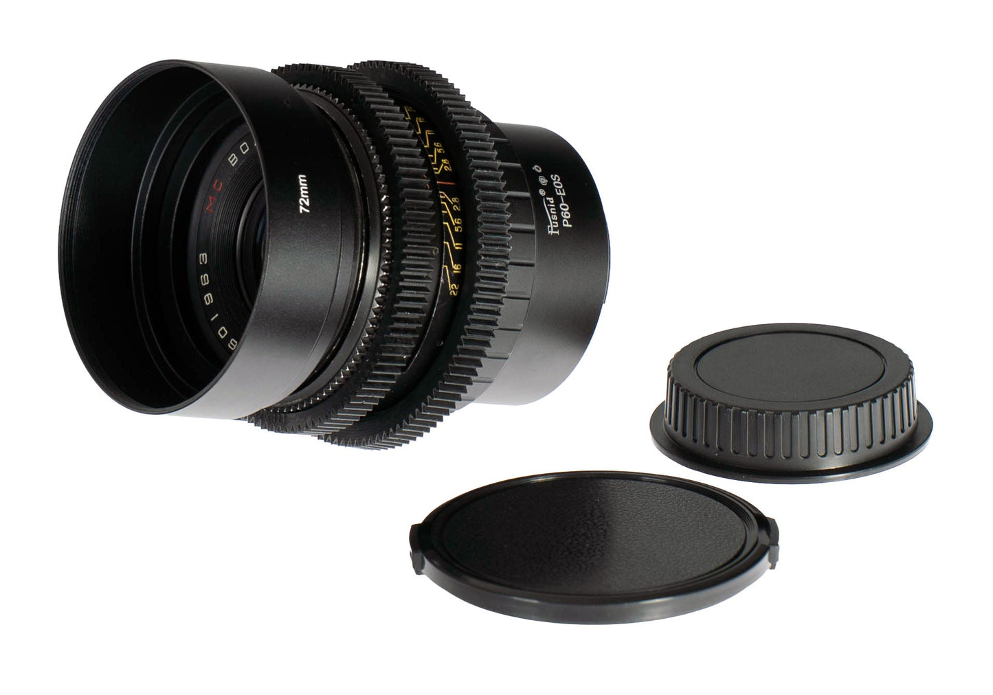 Volna - 3 MC 80mm F2.8 Cine Mod Biometar Copy Serviced Lens For Canon EF Mount! - TerPhoto Store
