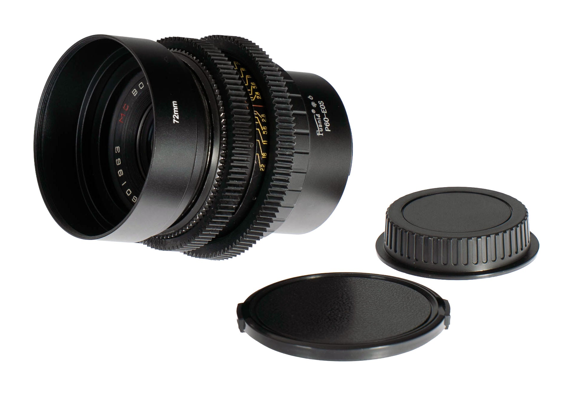 Volna - 3 MC 80mm F2.8 Cine Mod Biometar Copy Serviced Lens For Canon EF Mount! - TerPhoto Store