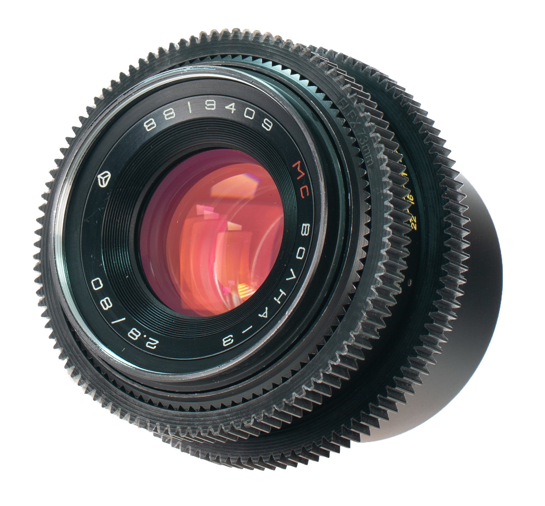 Volna - 3 MC 80mm F2.8 Cine Mod Biometar Copy Serviced Lens For Canon EF Mount! - TerPhoto Store