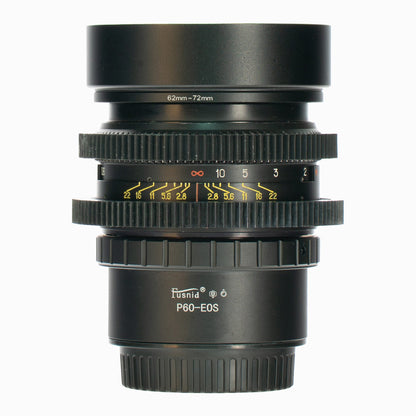 Volna - 3 MC 80mm F2.8 Cine Mod Biometar Copy Serviced Lens For Canon EF Mount! - TerPhoto Store