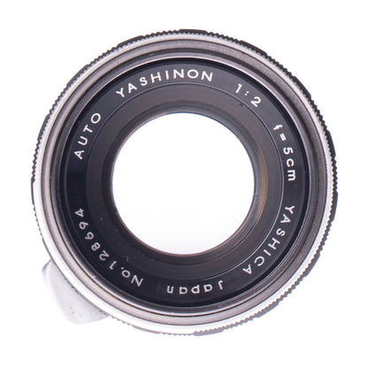 Yashica Auto Yashinon 50mm F2 RARE Serviced Photographic Lens | M42 Screwmount! - TerPhoto Store