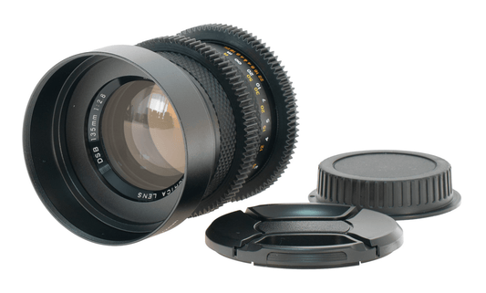 Yashica DSB 135mm F2.8 Cine Mod Prime Tele Lens w/ Anamorphic Bokeh | Canon EF! - TerPhoto Store