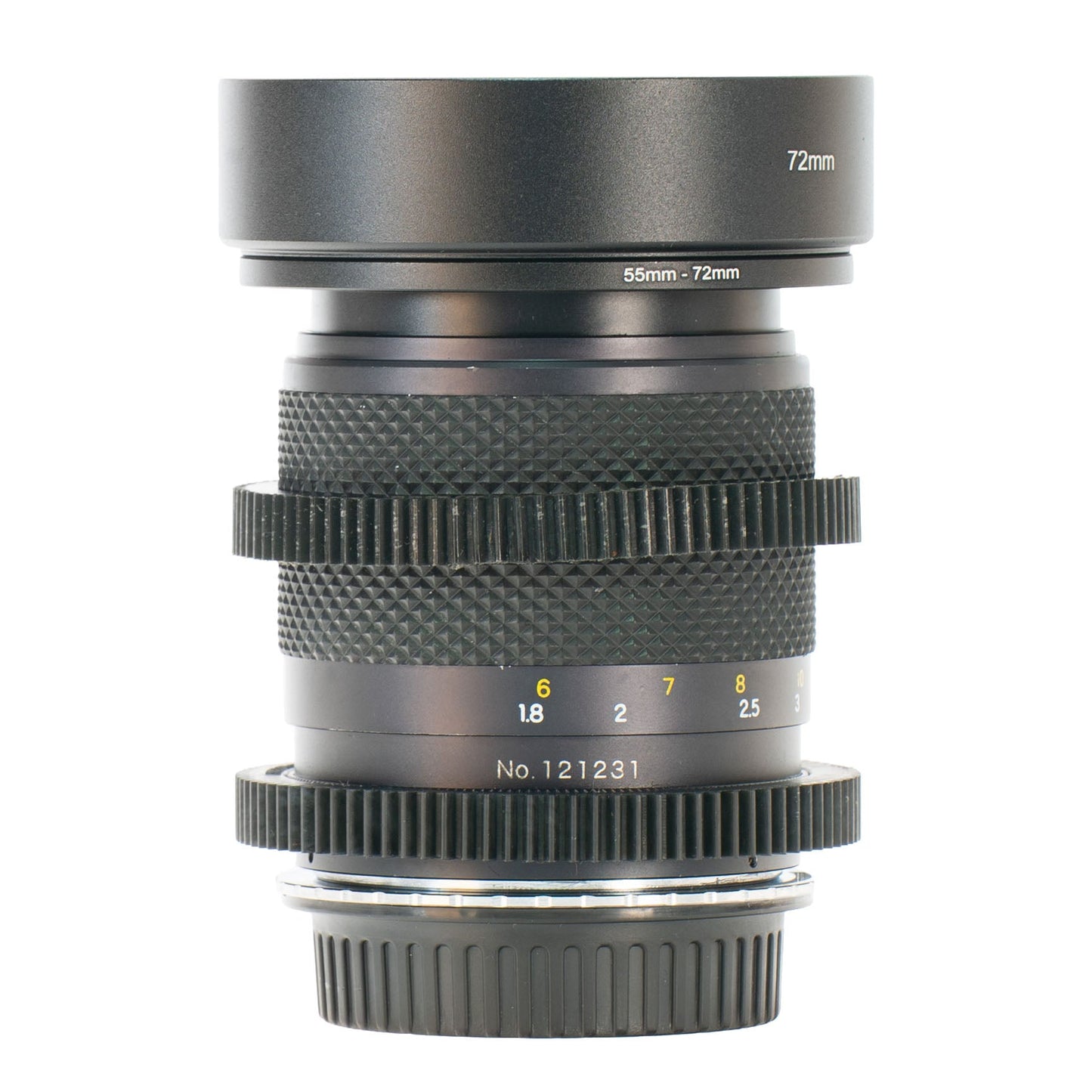 Yashica DSB 135mm F2.8 Cine Mod Prime Tele Lens w/ Anamorphic Bokeh | Canon EF! - TerPhoto Store