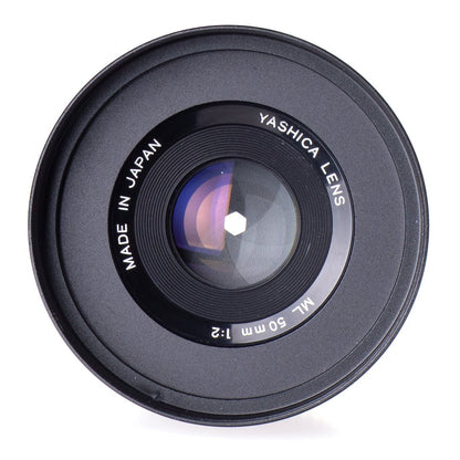 Yashica ML 50mm F2 Cine Mod Portrait Prime Lens w/ Anamorphic Bokeh | Canon EF! - TerPhoto Store