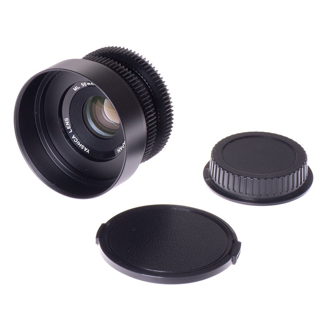 Yashica ML 50mm F2 Cine Mod Portrait Prime Lens w/ Anamorphic Bokeh | Canon EF! - TerPhoto Store