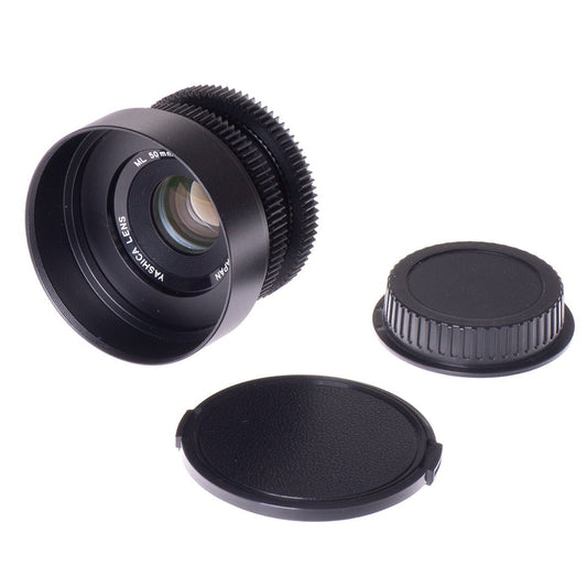 Yashica ML 50mm F2 Cine Mod Portrait Prime Lens w/ Anamorphic Bokeh | Canon EF! - TerPhoto Store