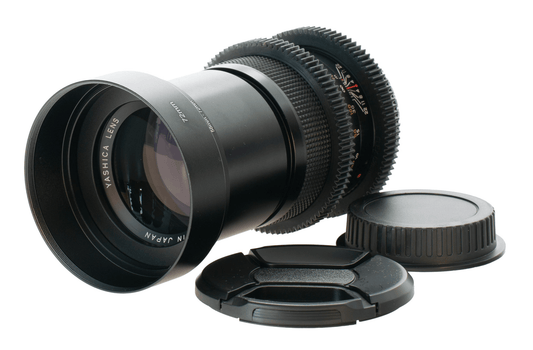 Yashica ML C 200mm F4 Cine Mod Prime w/ Anamorphic Bokeh & Flares | Canon EF! - TerPhoto Store