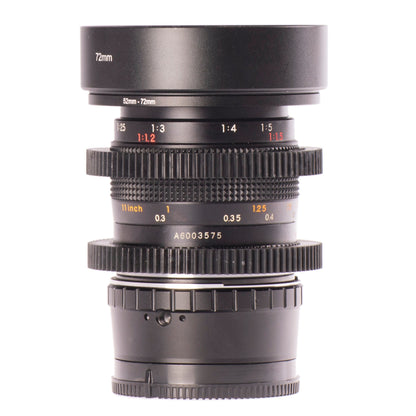 Yashica ML Macro 55mm F4 Cine Mod Vintage Prime Video Lens | Sony E - mount! - TerPhoto Store