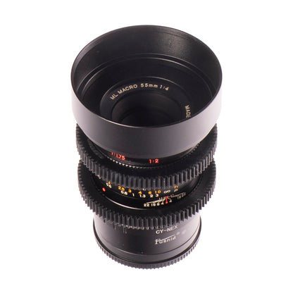 Yashica ML Macro 55mm F4 Cine Mod Vintage Prime Video Lens | Sony E - mount! - TerPhoto Store