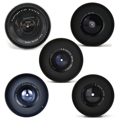 Carl Zeiss 20/35/58/80/135mm Cine Modded Lenses Set For Arri PL Mount w/ Case! - TerPhoto Store