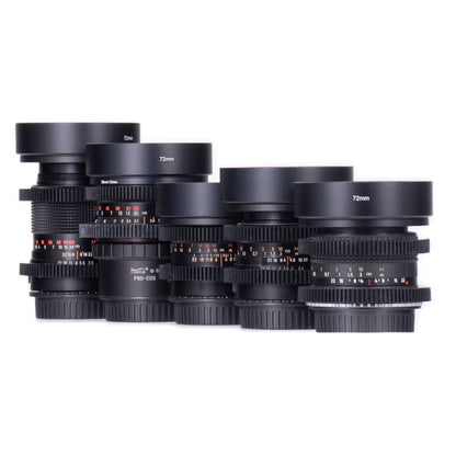 Carl Zeiss 28/35/50/80/135mm Cine Modded Lenses Set For Canon EF Mount w/ Case! - TerPhoto Store