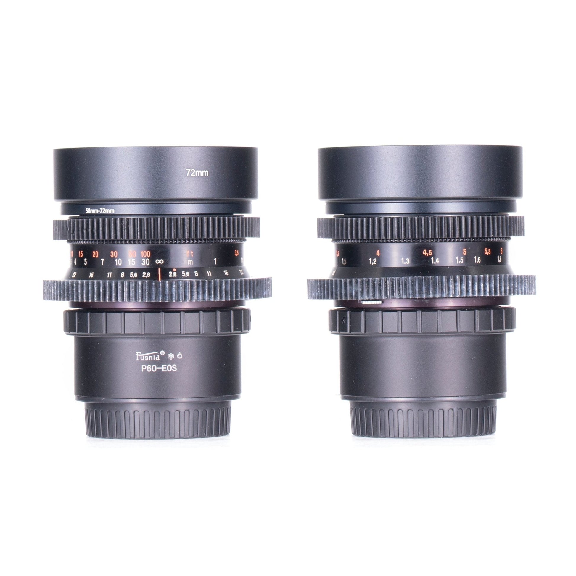 Carl Zeiss 28/35/50/80/135mm Cine Modded Lenses Set For Canon EF Mount w/ Case! - TerPhoto Store