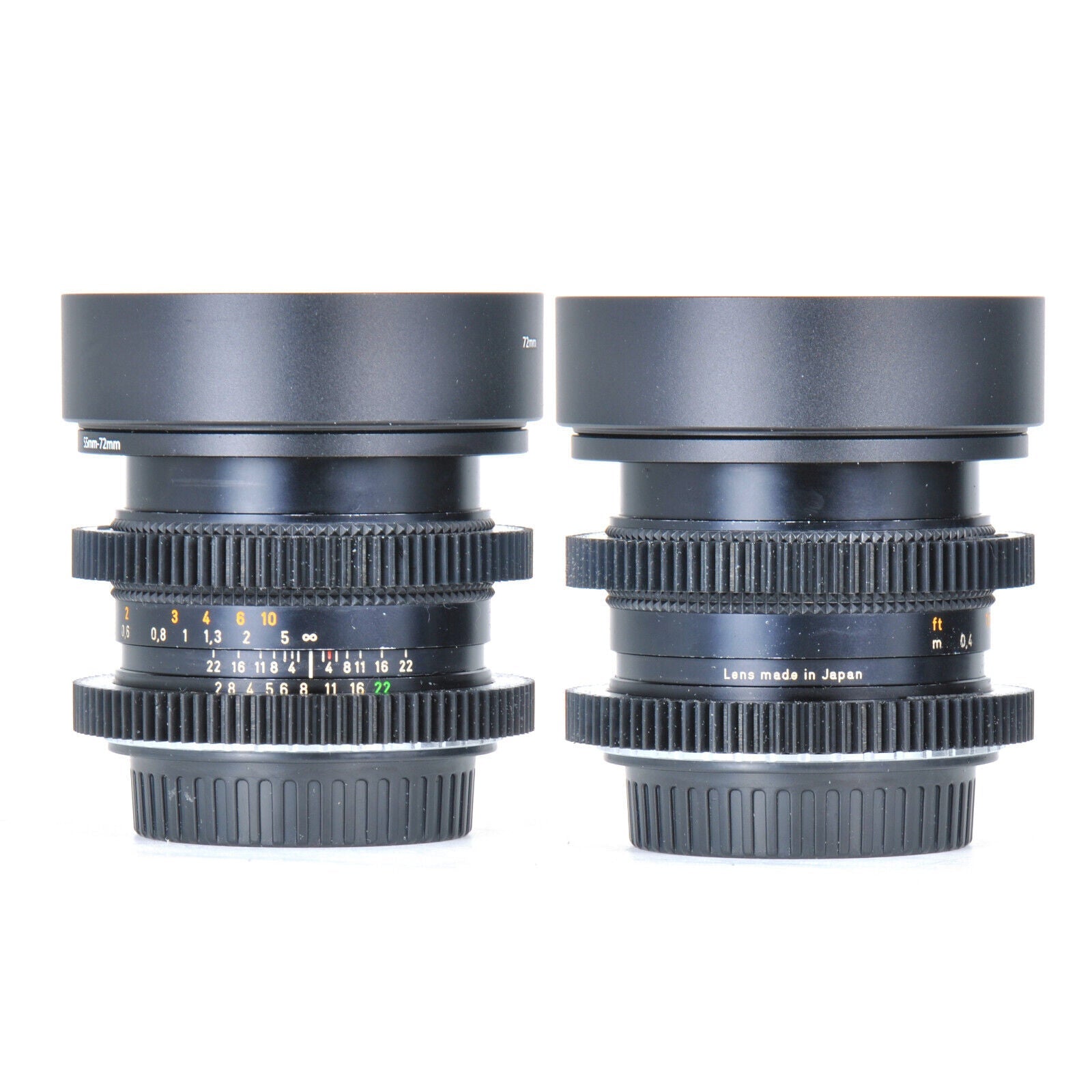 Carl Zeiss Contax T* 25/35/50/85/100/135mm Cine Modded Set For Canon EF w/ Case! - TerPhoto Store