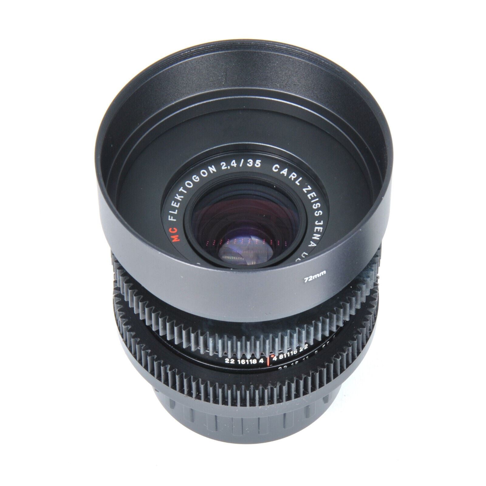Carl Zeiss Jena DDR MC Flektogon 35mm F2.4 Cine Modded Prime Lens For ARRI  PL!
